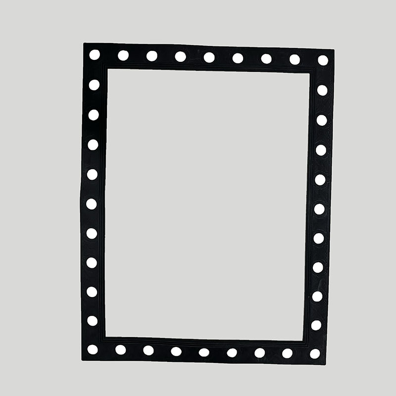 三元乙丙橡膠方形密封墊帶孔，電解槽密封墊